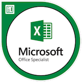 Microsoft Excel Certification Badge